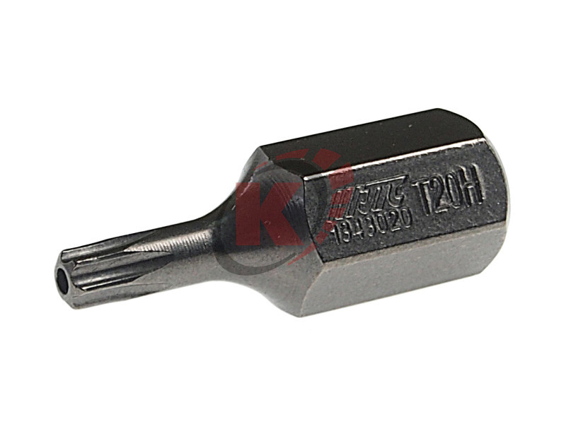 Бита TORX T20 L=30мм 10мм с отверстием (JTC-1343020)