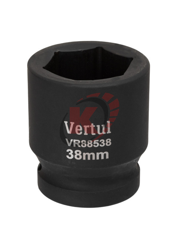 Головка торцевая 6гр. 1" S=38мм L=66мм ударная (VR88538) Vertul