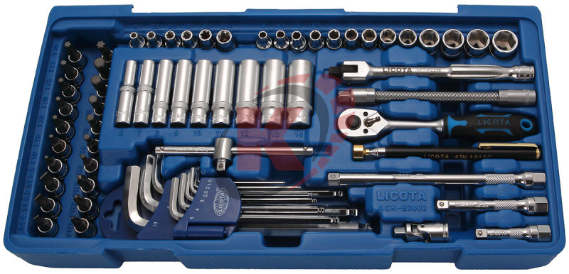 Набор торцевых головок 1/4" 66пр. 4-14 (ACK-B3002) Licota