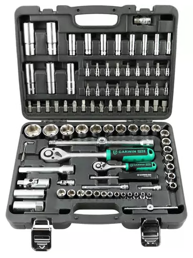 Набор торцевых головок 1/4"-1/2" 94пр. (GTK-0103094) 641060 Garwin