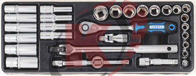 Набор торцевых головок 3/8" 30пр. (ACK-384028) ложемент Licota