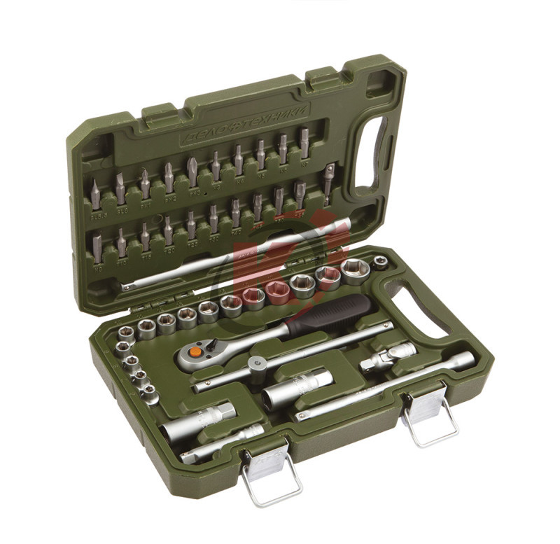 Набор торцевых головок 3/8" 45 пр. и принад. (610745) ДТ