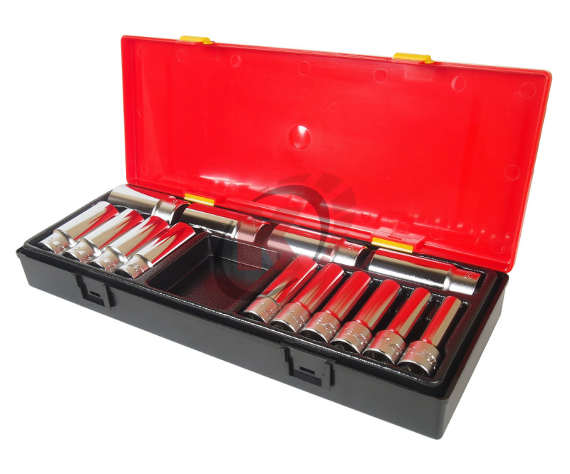 Набор торцевых головок глубоких 1/2" 14пр. 10-32мм (JTC-K4141)