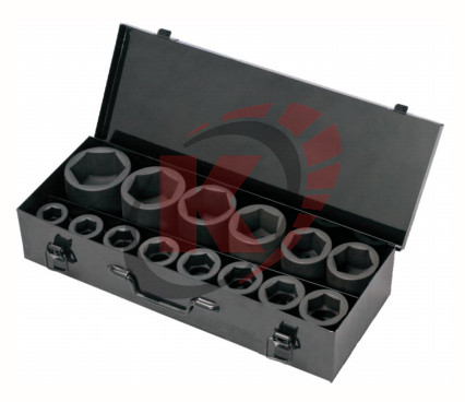 Набор торцевых головок длинных ударных 1" 14пр. 22-60мм (626557-1) Garwin