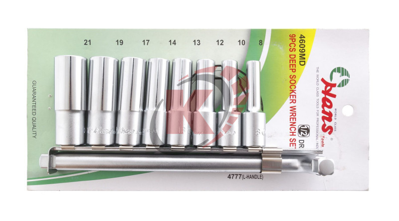 Набор инструментов 1/2" 9пр. (4609MD) Hans