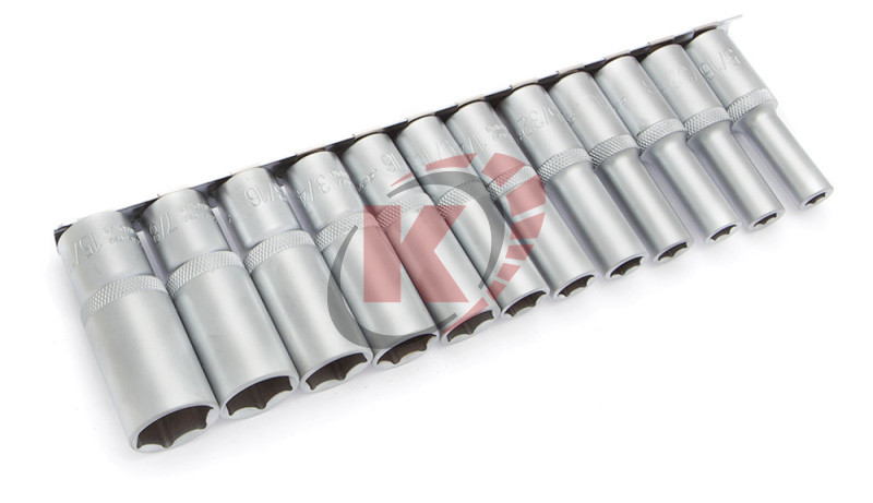 Набор торцевых головок длинных 1/2" дюймовых 12 пр. 5/16"-15/16" (620512) ДТ