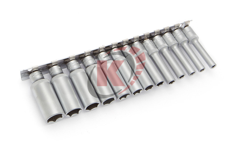 Набор торцевых головок длинных 1/4" 13 шт.4-14 (600313) ДТ