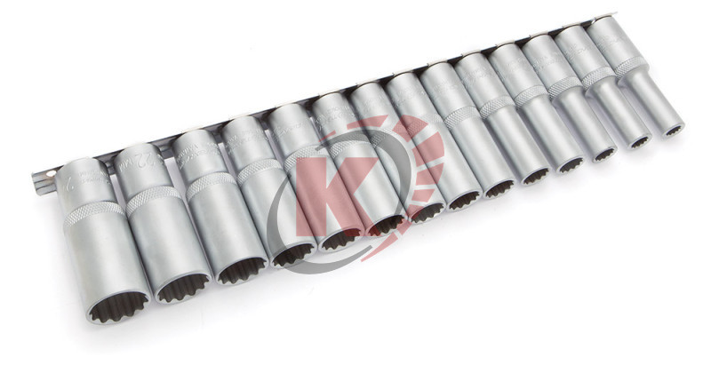 Набор торцевых головок длинных 12гр. 1/2" 14 пр. 8-24 (622314) ДТ