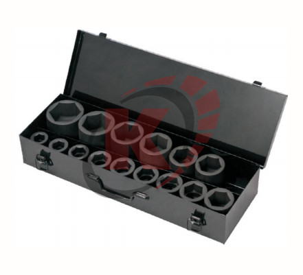 Набор торцевых головок удар. 1" 15пр. 22-60мм (626556-1) Garwin