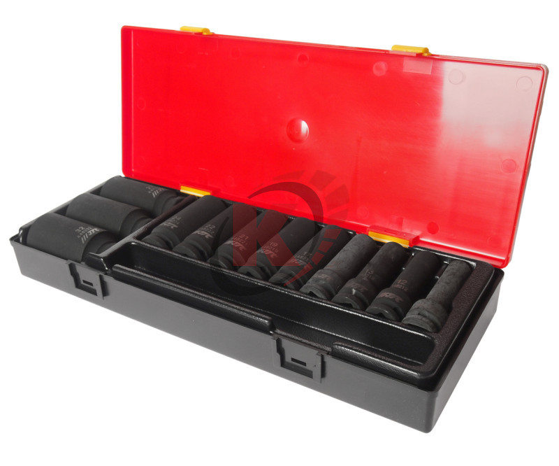 Набор торцевых головок удар. 1/2" 12пр. 10-32 удл. (JTC-K4121)