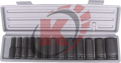 Набор торцевых головок удар. 1/2" 13пр. 10-30 удл. (ASA-40011) Licota