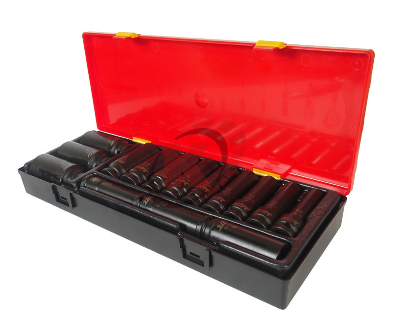 Набор торцевых головок удар. 1/2" 15пр. 10-32 удл. (JTC-K4151)