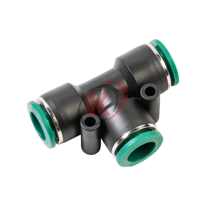 Фитинг цанговый Т-тройник 8 мм, пластм. корпус (808550-T-8-8-8) Garwin