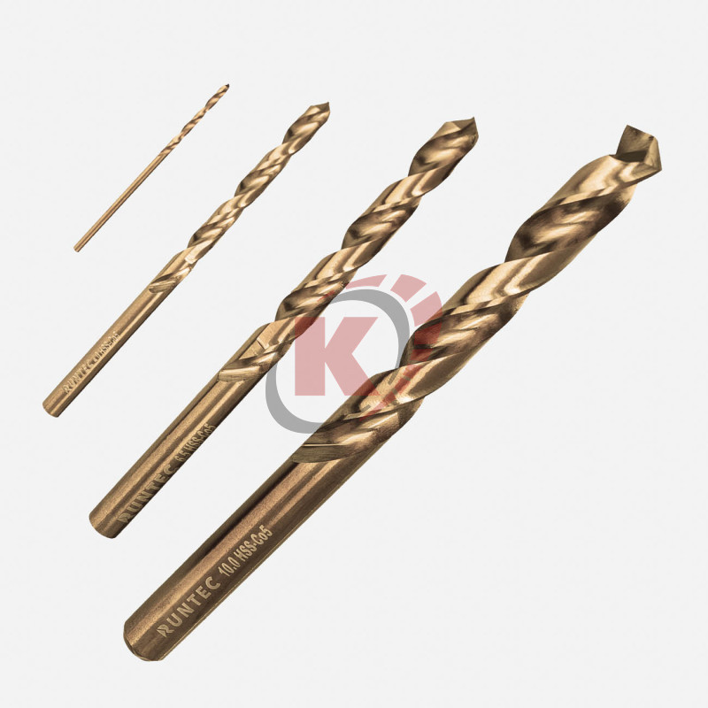 Набор сверл ц/хв 19шт. 1-10 мм Р6М5К5 (RT-DSCB19) Runtec