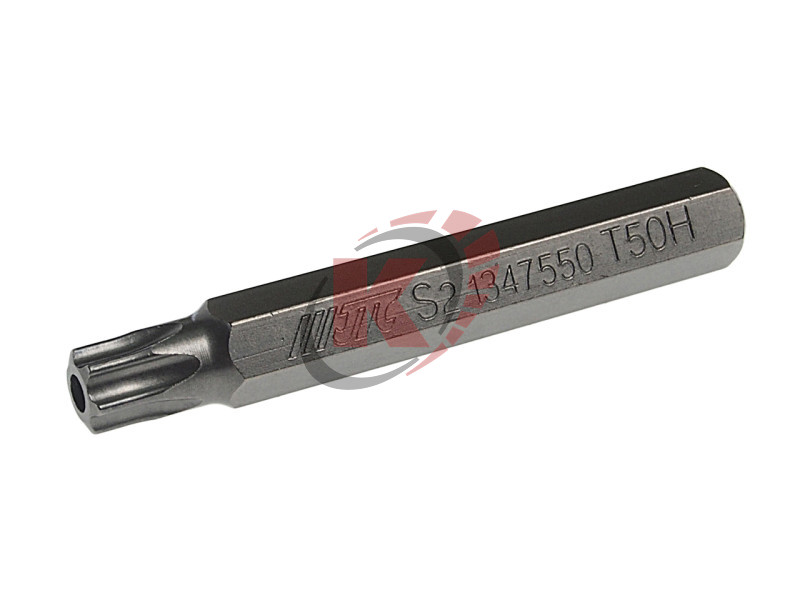 Бита TORX T50 L=75мм 10мм с отверстием (JTC-1347550)