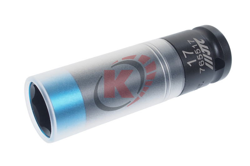 Головка торцевая 6гр. 1/2" S=17мм L=85мм ударная для литых дисков (JTC-765517)