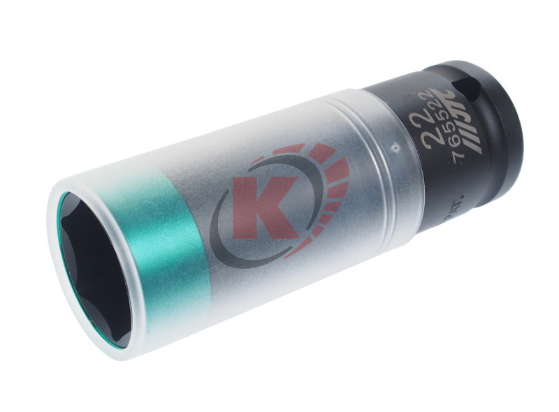 Головка торцевая 6гр. 1/2" S=22мм L=85мм ударная для литых дисков (JTC-765522)