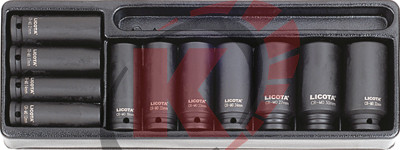 Набор торцевых головок удар. дл. 1/2" 11пр. 12-32 (ACK-384023) ложемент Licota