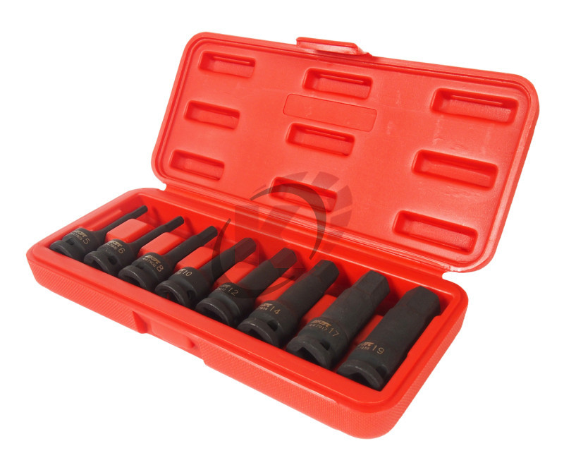 Набор шестигранников ударных 1/2" 5-19мм 8пр. (JTC-J408LH)