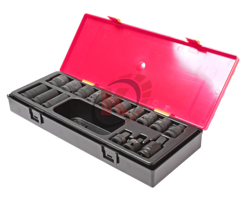 Набор торцевых головок ударных 12гр 1/2" 10-24мм 16пр (JTC-K4162) JTC