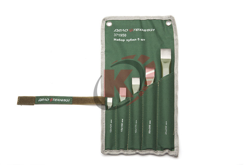 Набор зубил 5 предм. 12х125,15х150,18х175,22х200,25х250 мм (371950) ДТ
