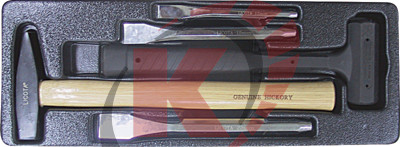 Набор молотков и зубил 5пр. в ложементе (ACK-384011) Licota