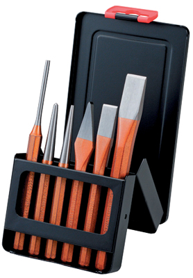 Набор ударно-режущего инструмента в мет. боксе (APH-10004) Licota