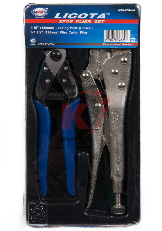 Набор ручные тиски-струбцина и кабелерез. 2 пр. (ACK-274010) ложемент Licota