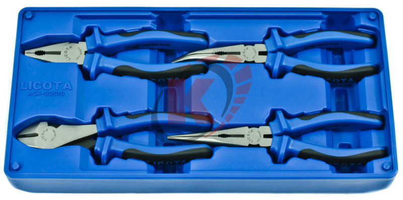 Набор шарнирно-губцевого инструмента 4 пр. ложемент (ACK-B3010) Licota