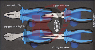 Набор шарнирно-губцевого инструмента 4 пр. ложемент EVA (ACK-E38307) Licota