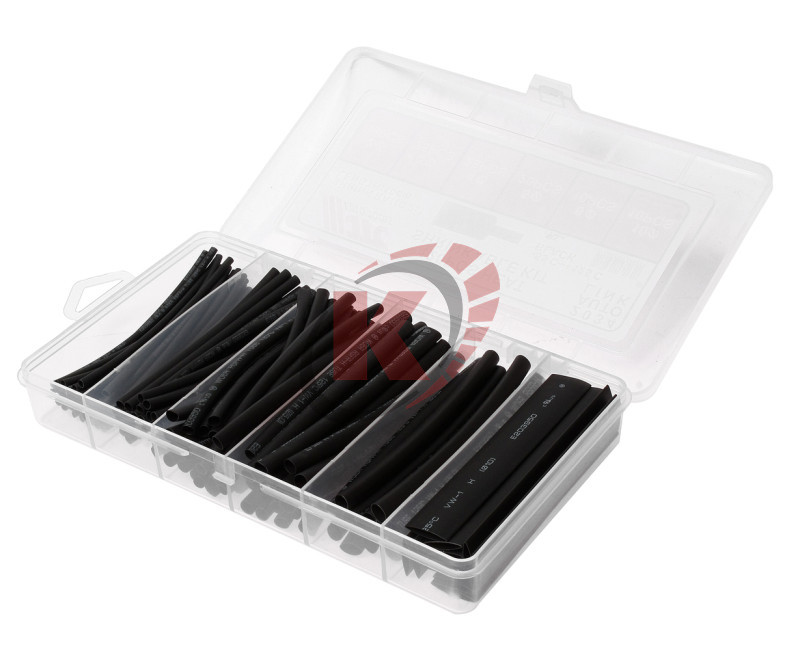 Набор термоусадочных трубок D=2,3,4,5,6,10мм, 100шт (JTC-2034)