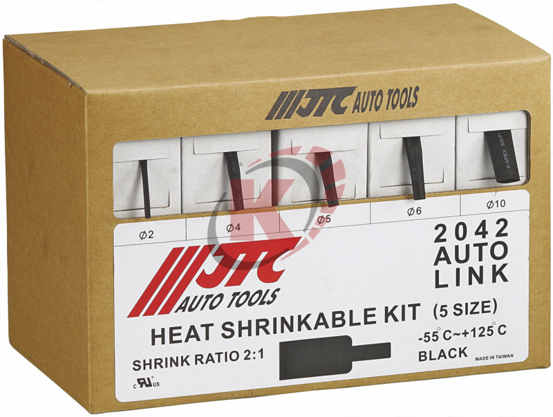 Набор термоусадочных трубок D=2,3,4,5,6,10мм, Lобщ-55м (JTC-2042)