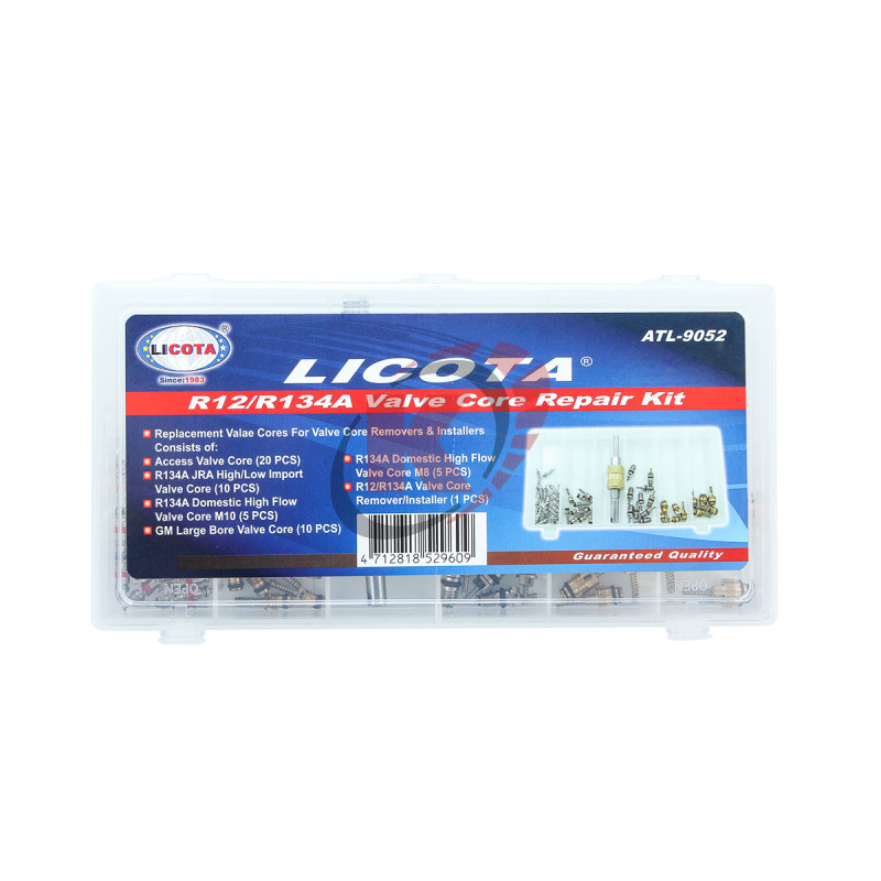 Комплект ниппелей для кондиционеров R12/R134 (ATL-9052) Licota