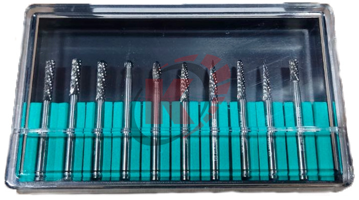 Набор борфрез твердосплавных 10пр. 3мм (GM-CBS10-900777-3) Garwin