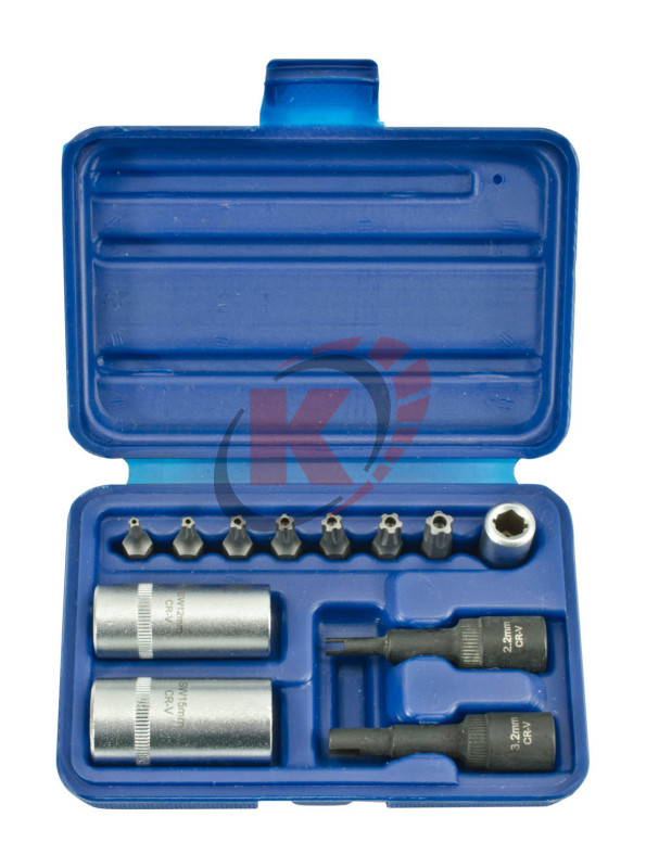 Набор головок для обслуж. кондиционера, ЭБУ двигателя (ATF-0008) Licota