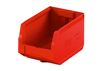 Ящик (лоток) полимерный 12.404.1.40 (350x225x200) красный Iplast