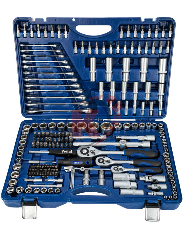 Набор инструментов 215пр. 1/4", 3/8", 1/2" (VR0215) Vertul