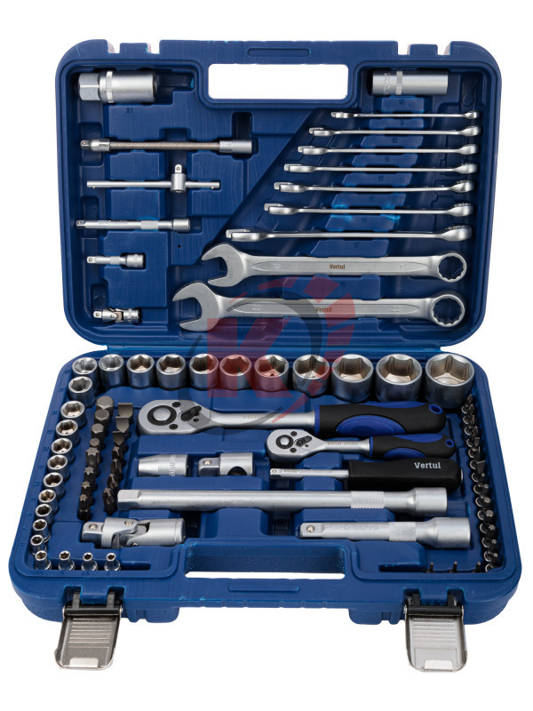 Набор инструментов 82пр. 1/4", 1/2" (VR082) Vertul