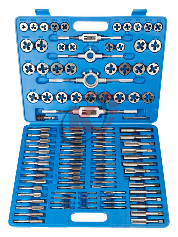 Набор метчиков и плашек метрический 110пр. (VR41004) Vertul