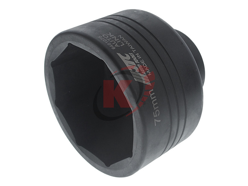 Головка торцевая 8гр. 3/4" S=75мм L=81мм ударная (JTC-6481075)