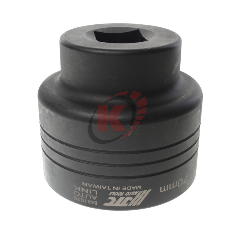 Головка торцевая 8гр. 1" S=70мм L=81мм ударная (JTC-8481070)