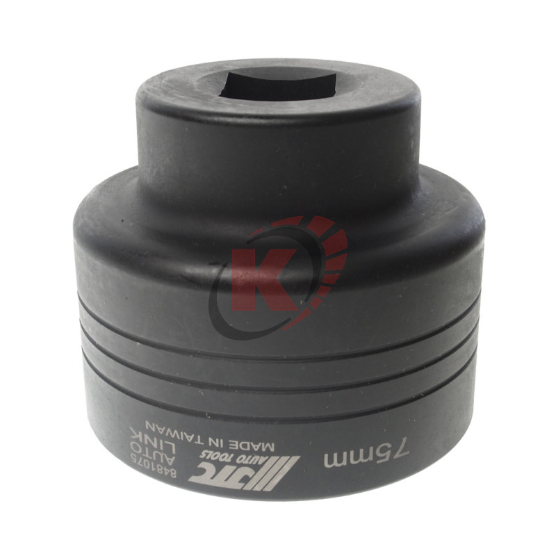 Головка торцевая 8гр. 1" S=75мм L=81мм ударная (JTC-8481075)