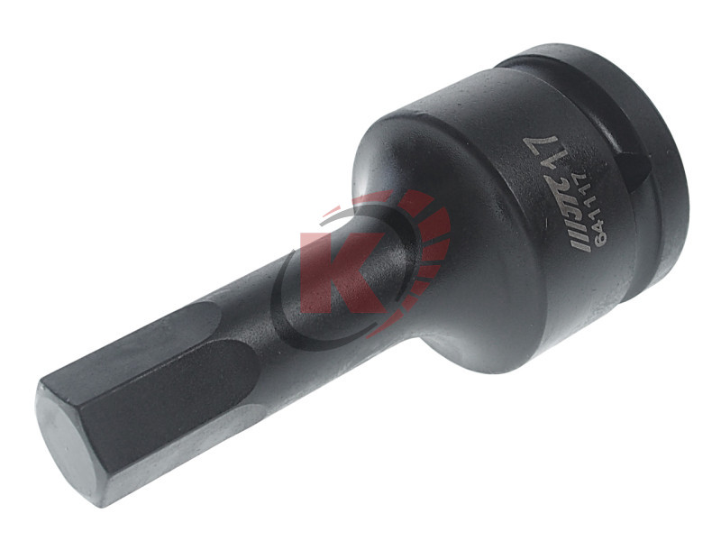 Бита-насадка HEX H17 L=100мм 3/4" ударная (JTC-641117)
