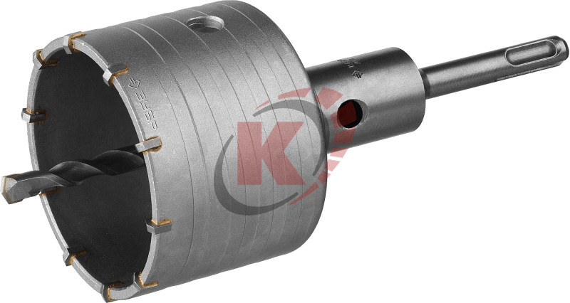 Коронка кольцевая по бетону т/с d=80х60мм SDS+ (2918-80) Зубр
