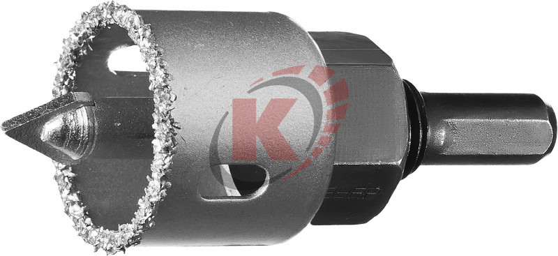 Коронка кольцевая с карбид-вольфрамовой крошкой d=32мм (33360-032) Зубр