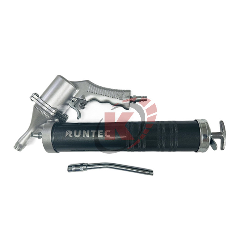 Шприц пневматический для смазки 400мл, 6,2 атм с непрерывной подачей смазки (RT-SO400CS) Runtec