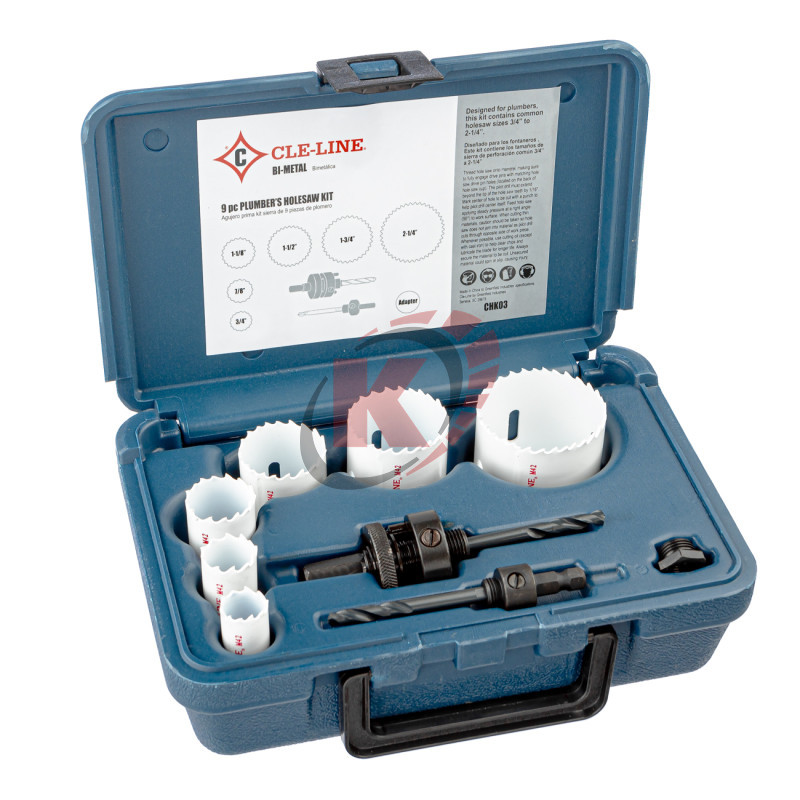 Набор коронок биметаллических d=19-57мм (CL-CHK03) CLE-LINE