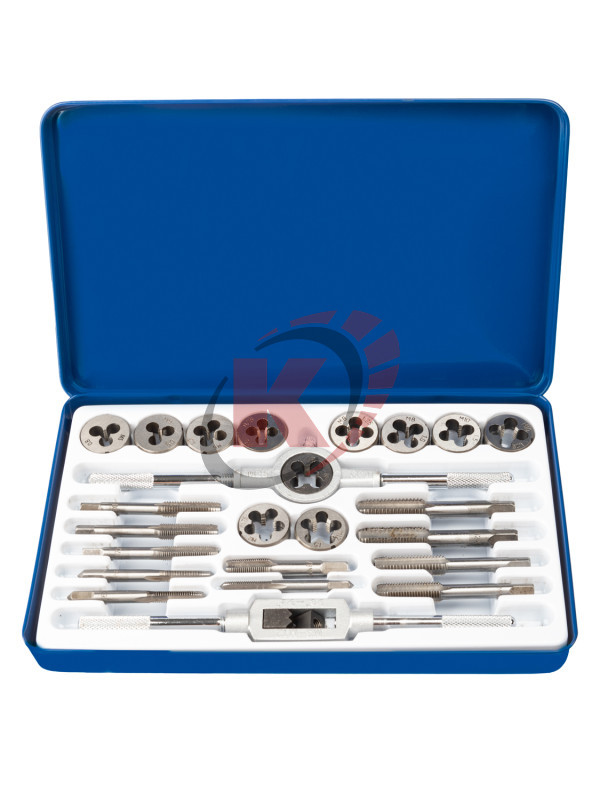 Набор метчиков и плашек метрический 24пр. (VR41006) Vertul