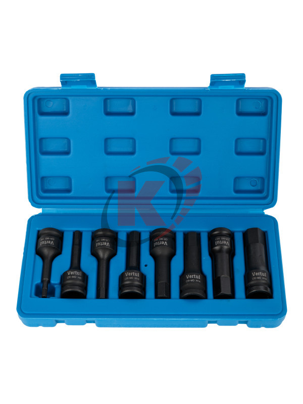 Набор ударных головок HEX 8пр. (VR50255) Vertul