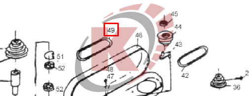 Ремень для ND25120 A-660 E (ND25120#BELT(A-660 E)) Nordberg